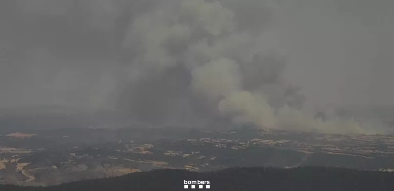 Confinen els municipis de Biosca, Sanaüja i nuclis de Massoteres i Torrefeta i Florejacs per un incendi a la Segarra