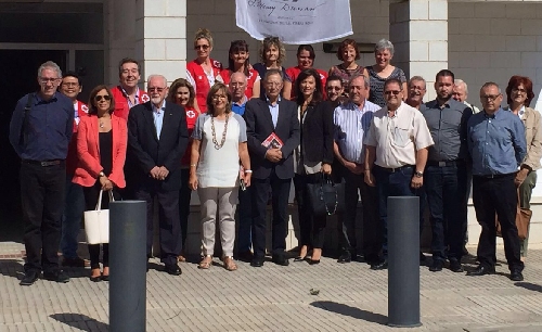Visita de Creu Roja Espanyola a seus de la institució a Lleida