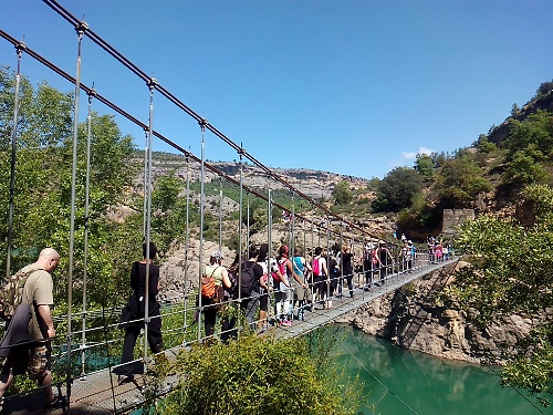 Alerta per un nou col·lapse al congost de Mont-rebei