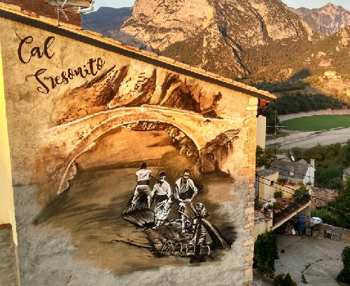 Lily Brik ‘pinta’ els raiers de Coll de Nargó