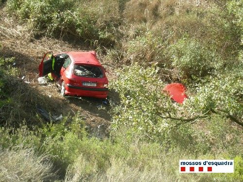 Rescaten una treballadora de Torà després de cinc hores en un barranc