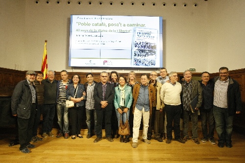 Commemoren els 40 anys de la Marxa per la Llibertat després del franquisme