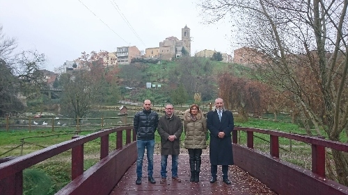 Corbins estrena la millora dels camins i de l’àrea del Parc del Riu
