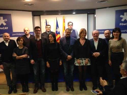 Constituït el nou comitè local del PDECat, presidit per Carrera