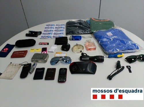 Detingut per una onada de furts en cotxes entre la Nit de Nadal i el dia 1