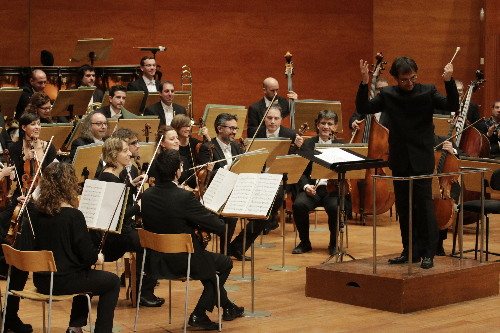 L’OJC, a l’Auditori amb Ramon Andreu i Oriol Cruixent