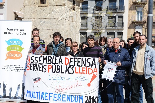 La junta electoral central prohibeix el multireferèndum, que a Lleida ciutat qüestionava la privatització del servei de l'aigua