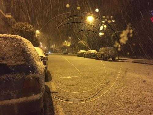 Lleida es desperta nevada