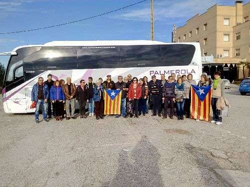 Lleida preveu llogar 8 busos en suport a Mas, Rigau i Ortega