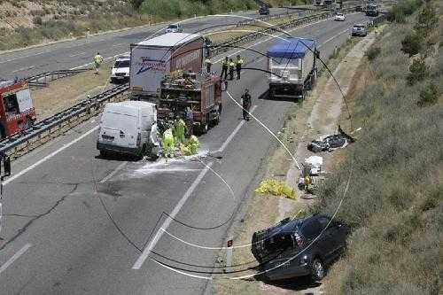 Les víctimes mortals en carretera augmenten un 30% a Lleida el 2015