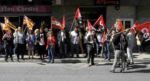 Nova jornada d'aturades a Atento a Lleida