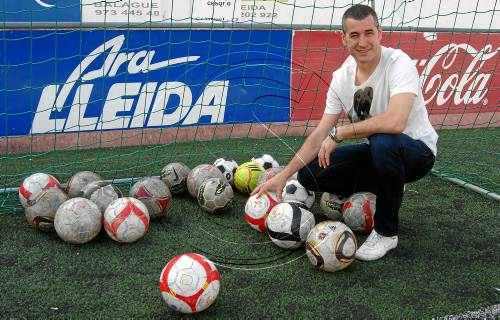 Iban Parra, el tercer golejador del Balaguer