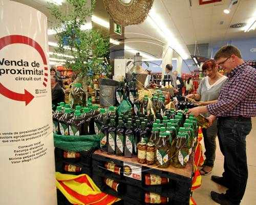 Venda de productes de proximitat a Caprabo