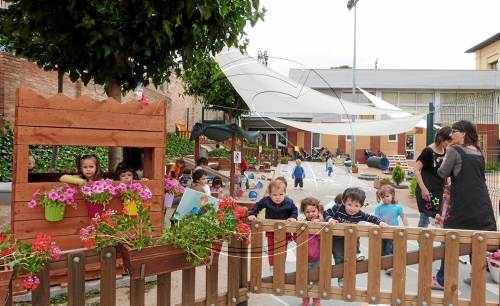 La llar d'infants municipal de les Borges estrena nou pati