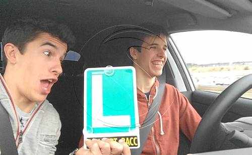 Àlex Màrquez estrena carnet amb Marc de copilot