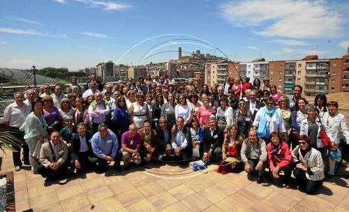 Trobada a la Llotja de la promoció de Magisteri del 73