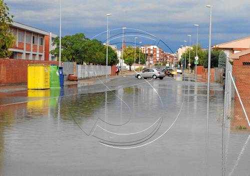 Obres per evitar inundacions a la carretera de Torregrossa i Torre Pintó
