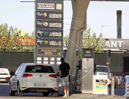El preu dels carburants puja un 7 per cent abans del pont