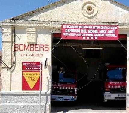 Els bombers voluntaris de Lleida en peu de guerra per les retallades