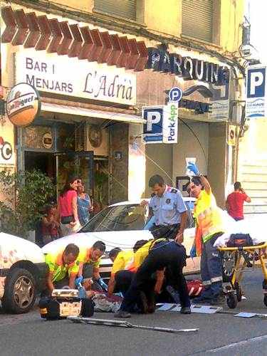 Ferit greu al rebre una ganivetada al coll en una baralla a Pardinyes