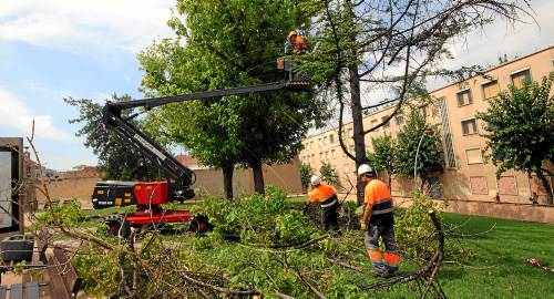 La Paeria xifra en més de 200.000 euros els danys per les últimes tempestes