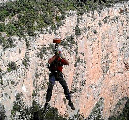Rescaten un escalador a Coll de Nargó que va caure 25 metres