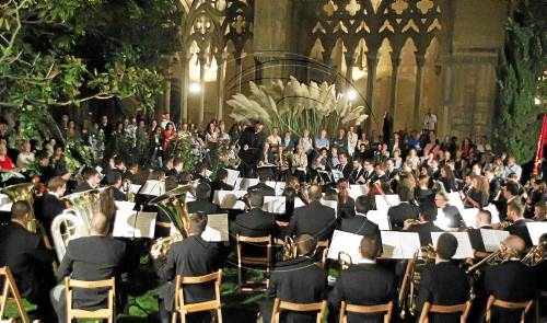 El pati del claustre de la Seu, escenari final del 'Concordia'