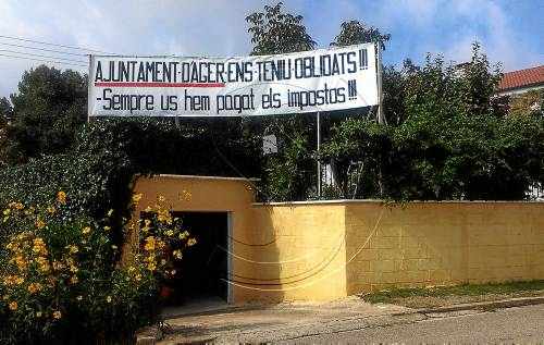 Sant Josep de Fontdepou denuncia falta d'inversió en la urbanització