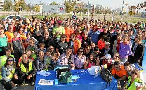 Down Lleida celebra la tercera caminada per l'Horta