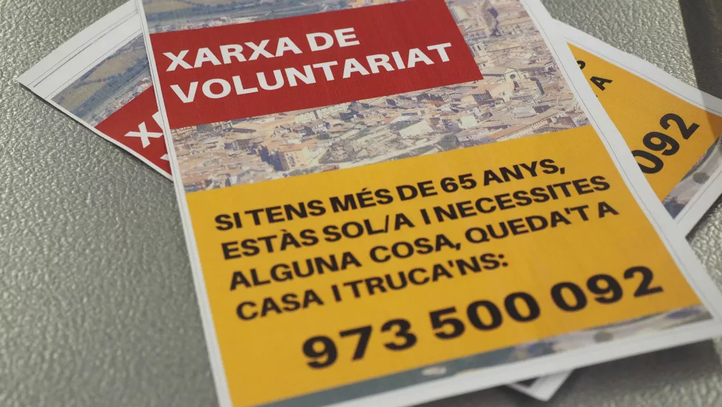 Tàrrega posa la Xarxa de Voluntariat a disposició de les persones vulnerables