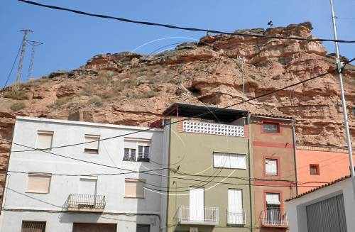 Aitona inicia avui la instal·lació de malles perquè no caiguin roques