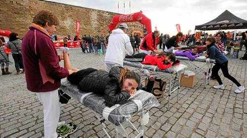 Els atletes envaeixen la Seu Vella