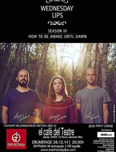 Wednesday Lips i el seu "pop íntim", al Cafè del Teatre