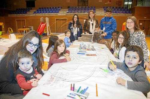 Bellpuig, primer poble a obrir el parc de Nadal