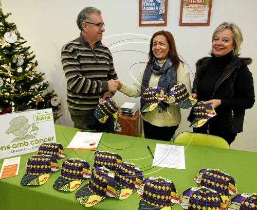 Tres mil comerços de Lleida vendran la gorra d'Afanoc