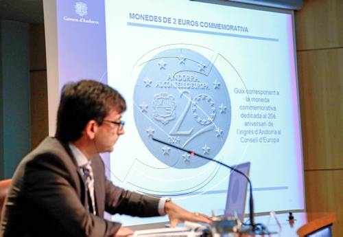 Andorra fa circular els seus primers euros
