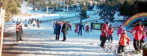 Les pistes assoleixen rècords vorejant els 200.000 forfets durant el Nadal