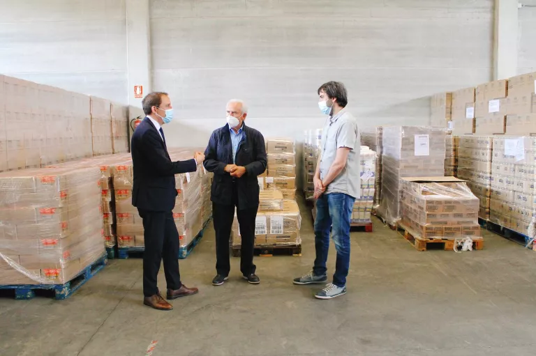 La Subdelegació del Govern lliura 313.400 quilos d’aliments a les persones més desfavorides de Lleida