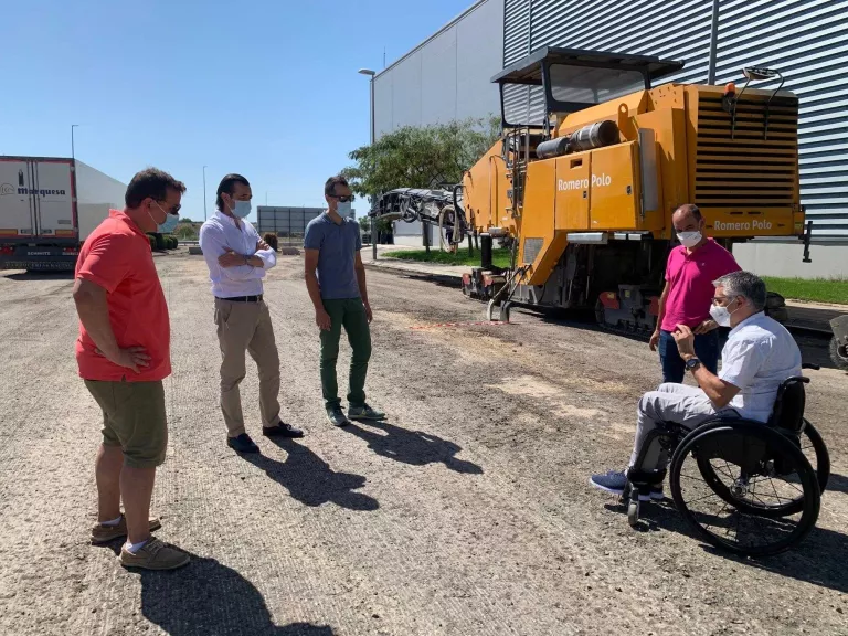 Avancen les obres al Parc Empresarial de Torrefarrera