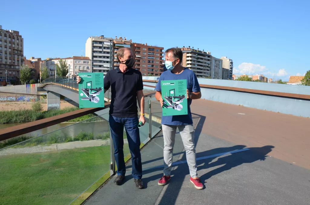 L'Arquitectour Lleida presenta una ruta guiada per les passarel·les del riu Segre al seu pas per la ciutat