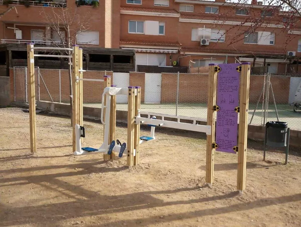 Nou parc biosaludable a Rosselló per potenciar l’exercici físic i els hàbits saludables