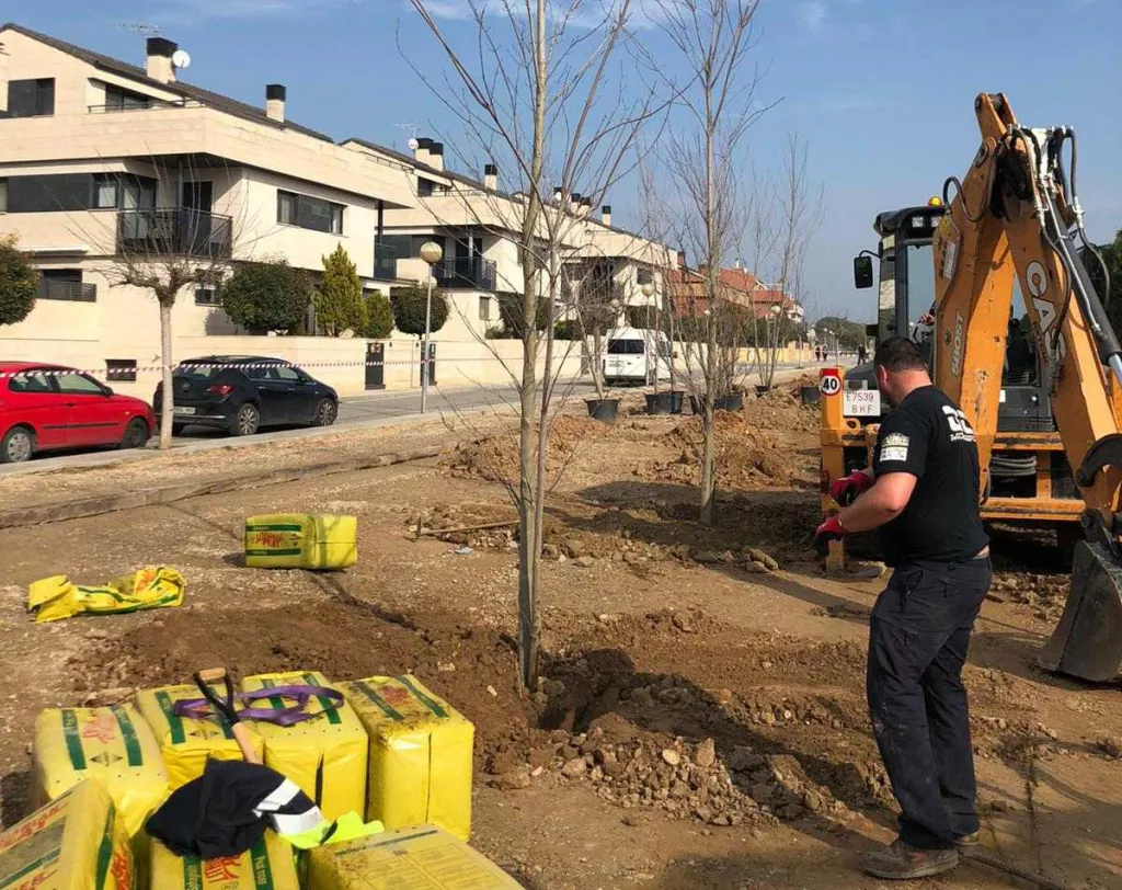 Torrefarrera planta 130 arbres al nou passeig per seguir fent una vila verda