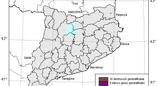 Una comarca lleidatana registra un terratrèmol de 3,3 graus amb diverses rèpliques