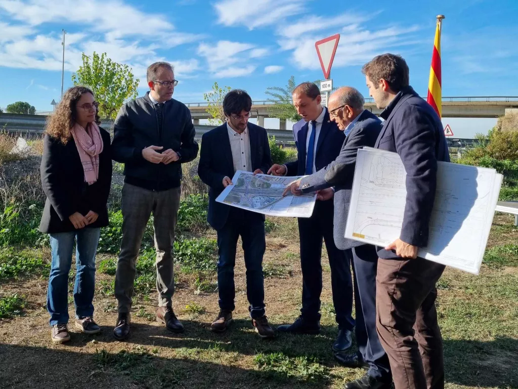 Una passarel·la de vianants sobre l'A-2 unirà el Palau d'Anglesola i Mollerussa