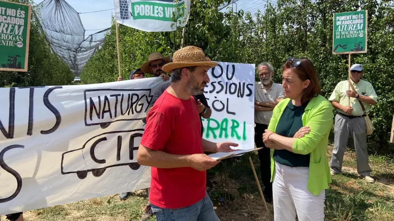 Pobles Vius demana a la consellera Paneque aturar la planta de biogàs de la Sentiu