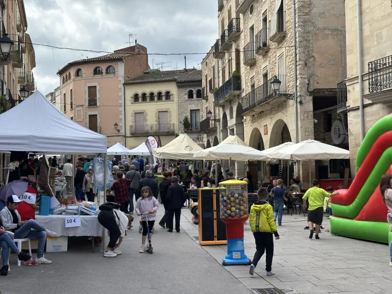 El Mercat de la Ganga celebra 40 edicions dinamitzant el centre de les Borges Blanques
