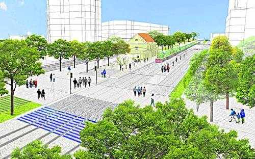 El tramvia de Balaguer substituirà passos a nivell per set semàfors i allargarà el passeig a Inpacsa
