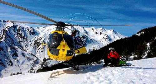Tercer rescat en helicòpter en dos dies d'esquiadors ferits a la Val d'Aran