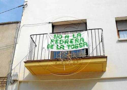 Pugna als tribunals per la pedrera de la Tossa d'Algerri després de rebutjar-la la Generalitat