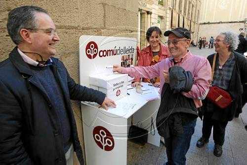 El Comú de Lleida recull 573 vots en les seues eleccions primàries
